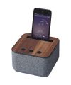 Shae fabric and wood Bluetooth® speaker