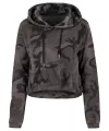 Women's camo cropped hoodie