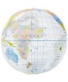 Globe transparent beach ball