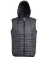 Honeycomb hooded gilet