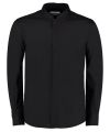 Mandarin collar shirt long-sleeved (tailored fit)