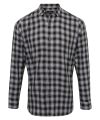 Mulligan check cotton long sleeve shirt