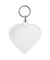 Combo heart-shaped keychain