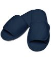Open-toe slippers with hook and loop strap