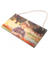 Sublimation Rustic Hanging Sign Horizontal 14.5 x 26cm