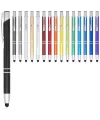 Moneta anodized aluminium click stylus ballpoint pen