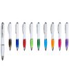 White Curvy Ballpen : White: