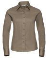 Women's long sleeve classic twill shirt