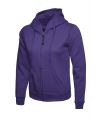 Ladies Classic Full Zip Hooded Sweatshirt