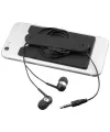 Wired earbuds and silicone phone wallet