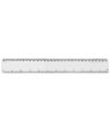 Renzo 30 cm plastic ruler