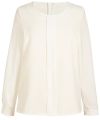 Women's Riola crêpe de chine long sleeve blouse