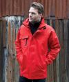 Printable 3-in-1 transit jacket with softshell inner
