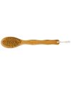 Orion 2-function bamboo shower brush and massager