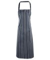 Striped bib apron