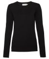 Women's crew neck knitted pullover