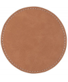 PU Leather Effect Coaster Round 95mm