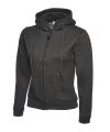 Ladies Classic Full Zip Hooded Sweatshirt