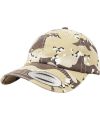 Low-profile camo washed cap (6245CW)