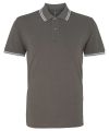 Men's classic fit tipped polo