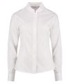 Women's mandarin collar shirt long-sleeved (tailored fit)