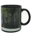 Black Sublimation Mug With White Panel 11oz