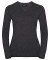 Women's v-neck knitted sweater