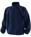 Kid's piped showerproof training jacket