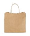 Harry coloured edge jute tote bag