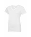 Ladies Classic V Neck T Shirt