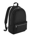 Metallic zip backpack