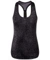 Women's TriDri® performance strap back animal printed vest