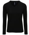 Women's cotton blend v-neck sweater