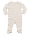 Baby organic envelope sleepsuit with mitts