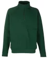 Premium 70/30 zip-neck sweatshirt