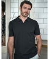 Men&#39;s Luxury Stretch V-Neck Polo