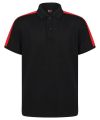 Kids contrast panel polo