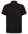 Kids contrast panel polo