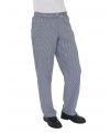 Unisex Elasticated Check Chefs Trouser