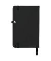 Noir A6 notebook with lined pages