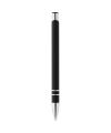 Corky ballpoint pen with rubber-coated exterior