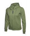 Ladies Classic Full Zip Hooded Sweatshirt