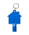 Maximilian house-shaped meterbox key with keychain