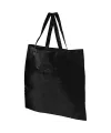 Take-away foldable shopping tote bag with keychain