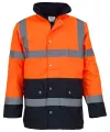 Hi-vis two-tone motorway jacket (HVP302)