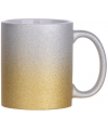 Sublimation 11oz Gradient Glitter Mug