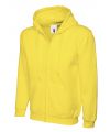 Adults Classic Full Zip Hooded Sweatshirt