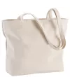 Ningbo 340 g, m² zippered cotton tote bag