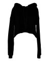 Women's cropped fleece hoodie