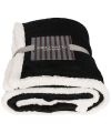 Lauren sherpa fleece plaid blanket